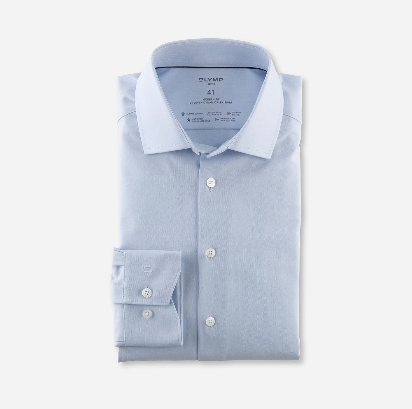 Shirt - Aubergine - Modern fit - 24/Seven - Business