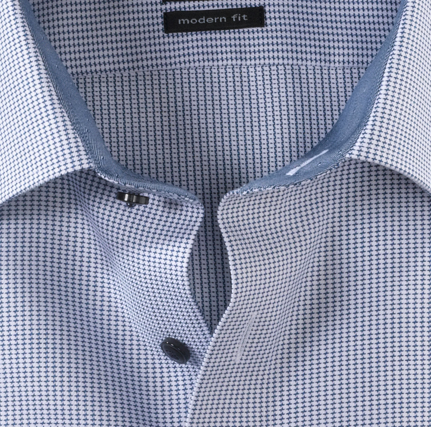 Chemise - Motifs  - Bleu - Modern fit - Business