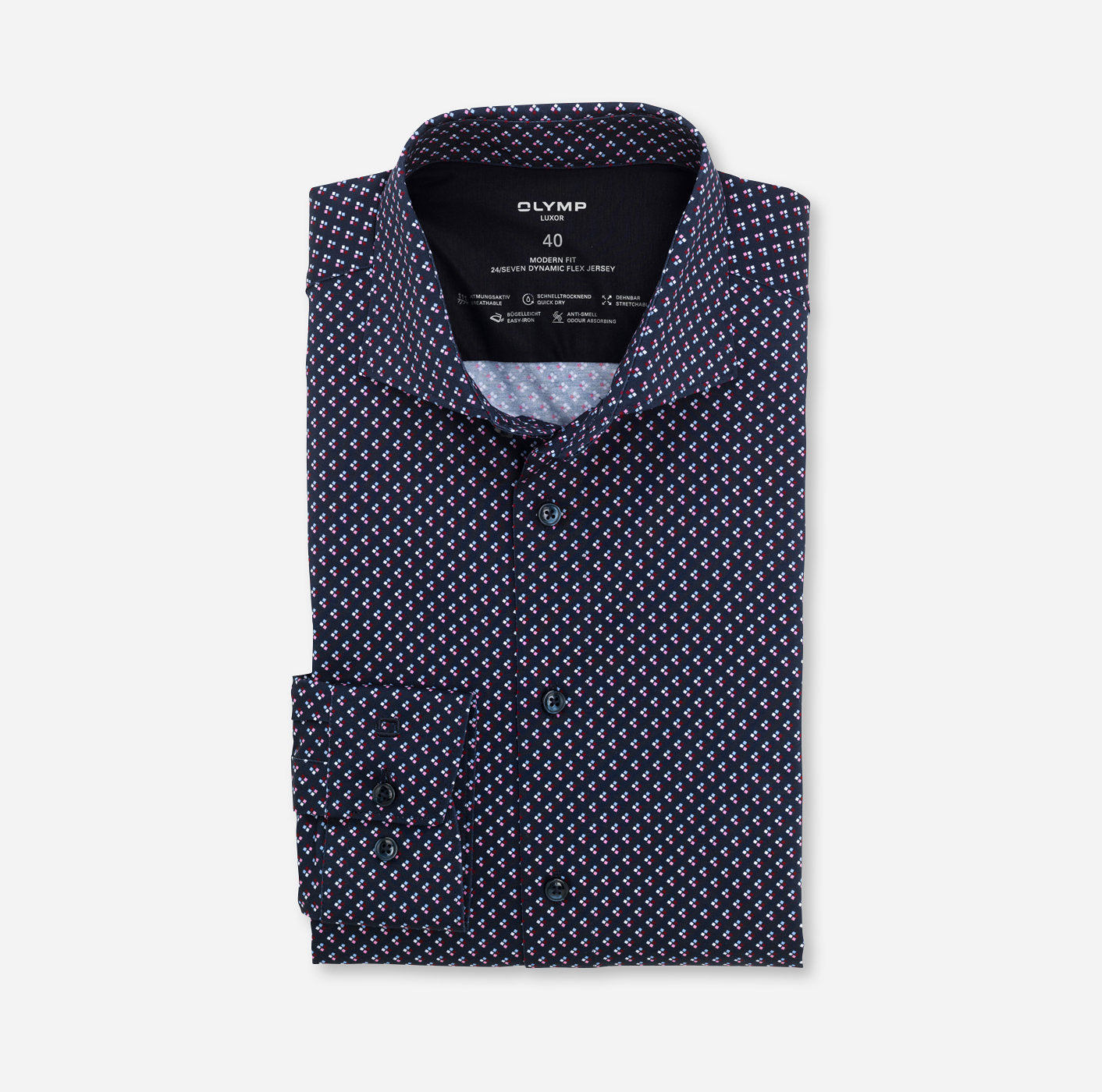 Chemise - Motifs - Modern fit - 24/Seven - Business