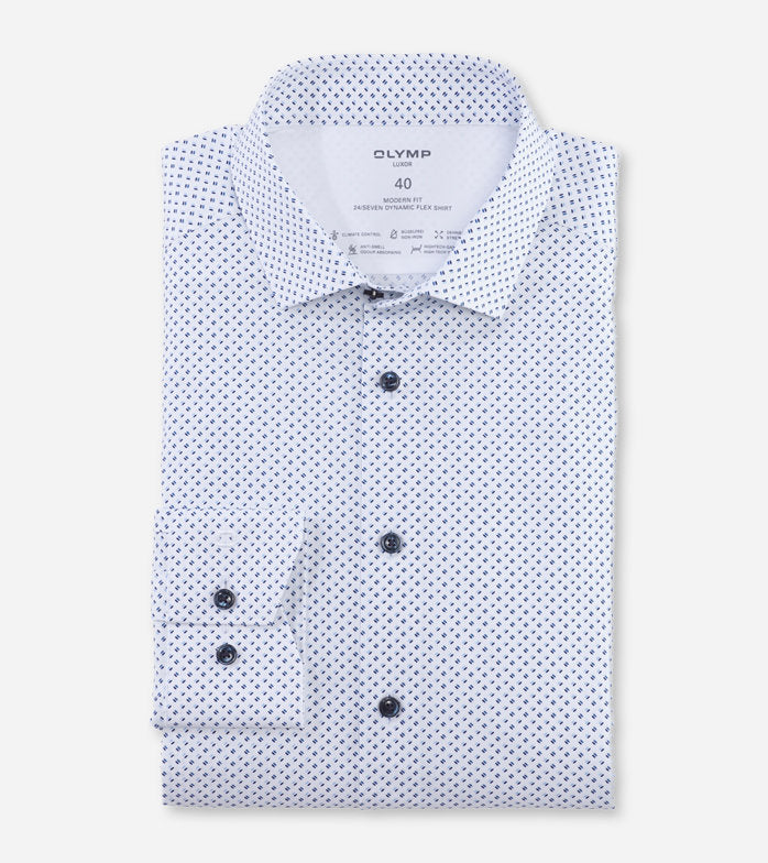 Chemise - Motifs - Modern fit - 24/Seven - Dynamic Flex - Business