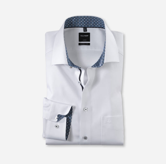 Chemise - Blanche - Liseré contrastant - Modern fit - Business