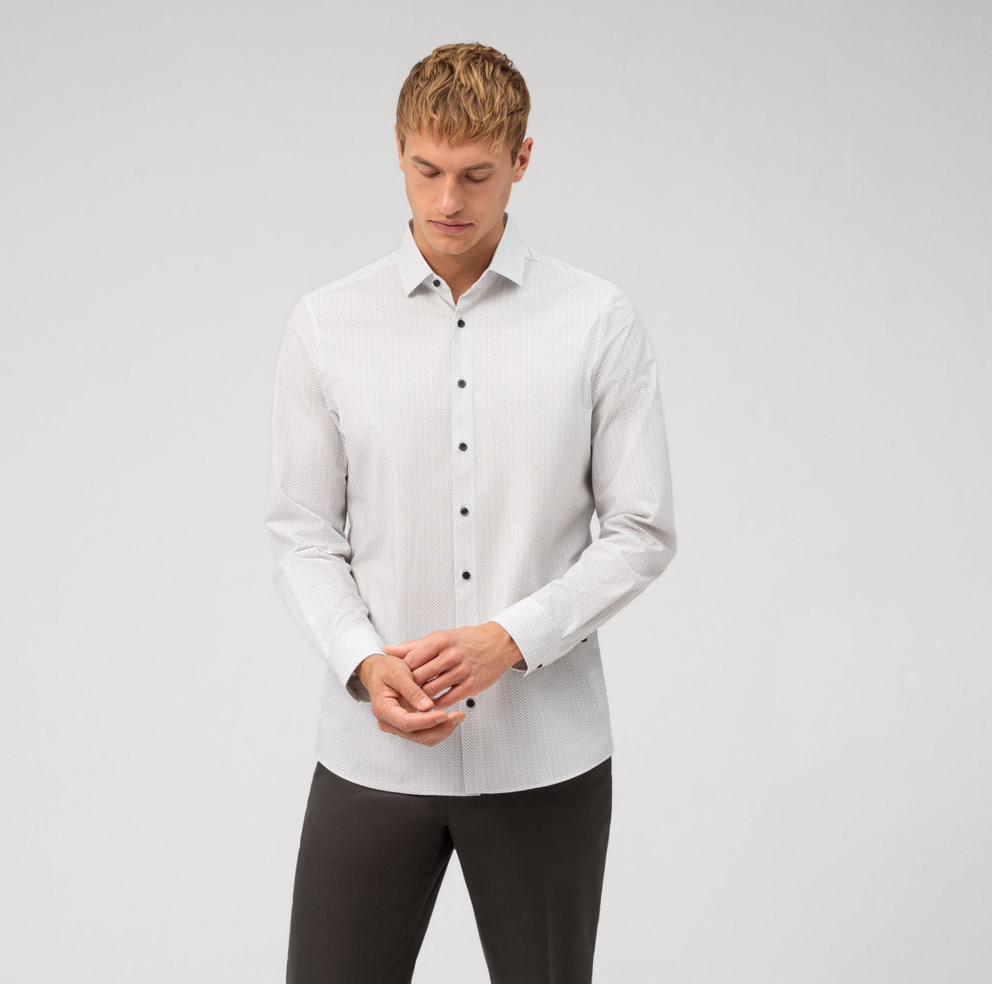 Chemise à motifs - Super slim - 24/Seven - Dynamic Flex - Business