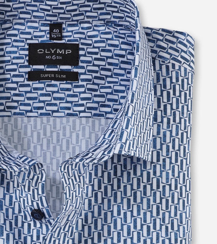 Chemise à motifs - Super slim - 24/Seven - Business