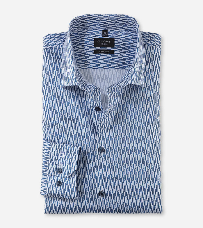 Chemise à motifs - Super slim - 24/Seven - Business