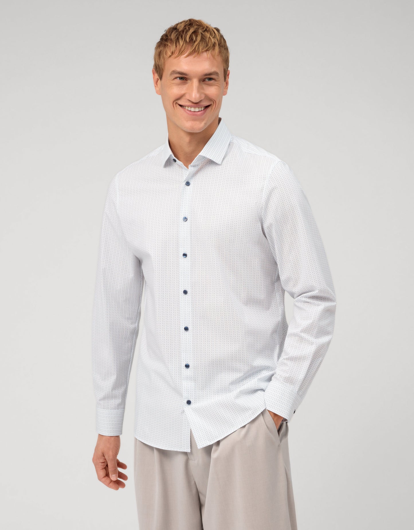 Chemise à motifs - Super slim - 24/Seven - Dynamic Flex - Business