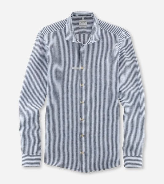 Chemise en lin - Rayures - Level Five - Casual