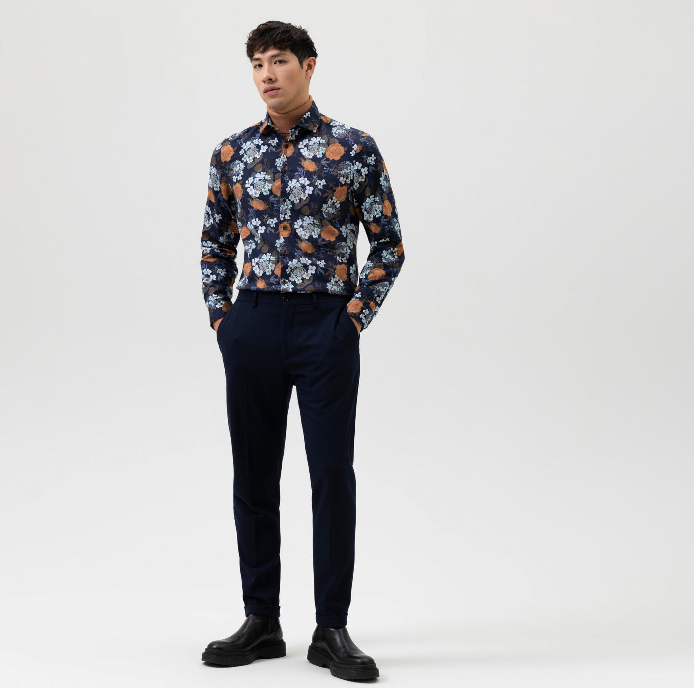 Chemise - Motif floral - Level Five - Smart Casual