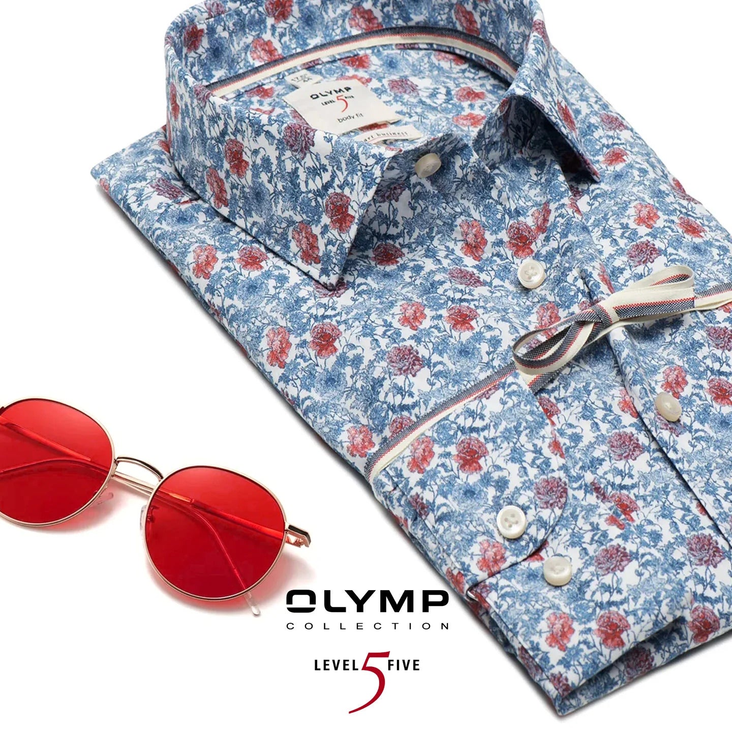 Chemise - Motif floral - Level Five - Smart Business