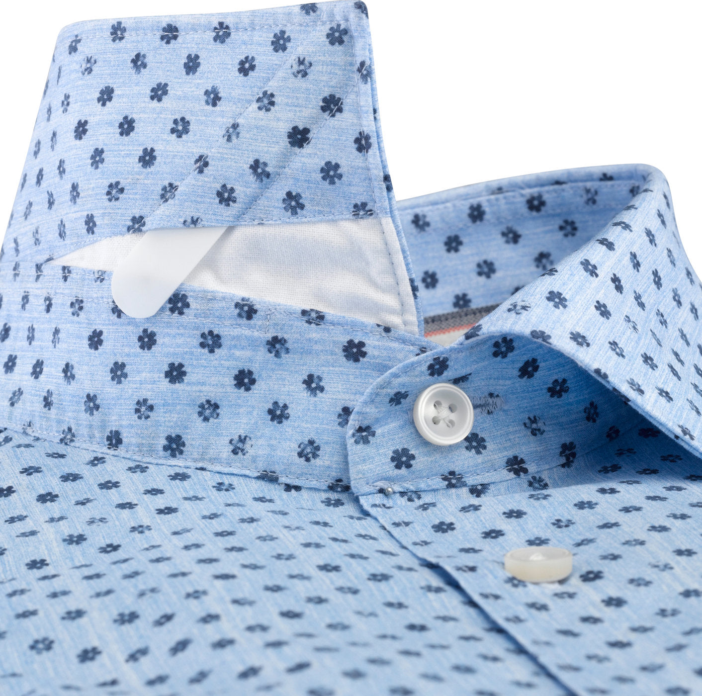 Chemise - Bleu ciel - Motif - Smart Business - Level Five