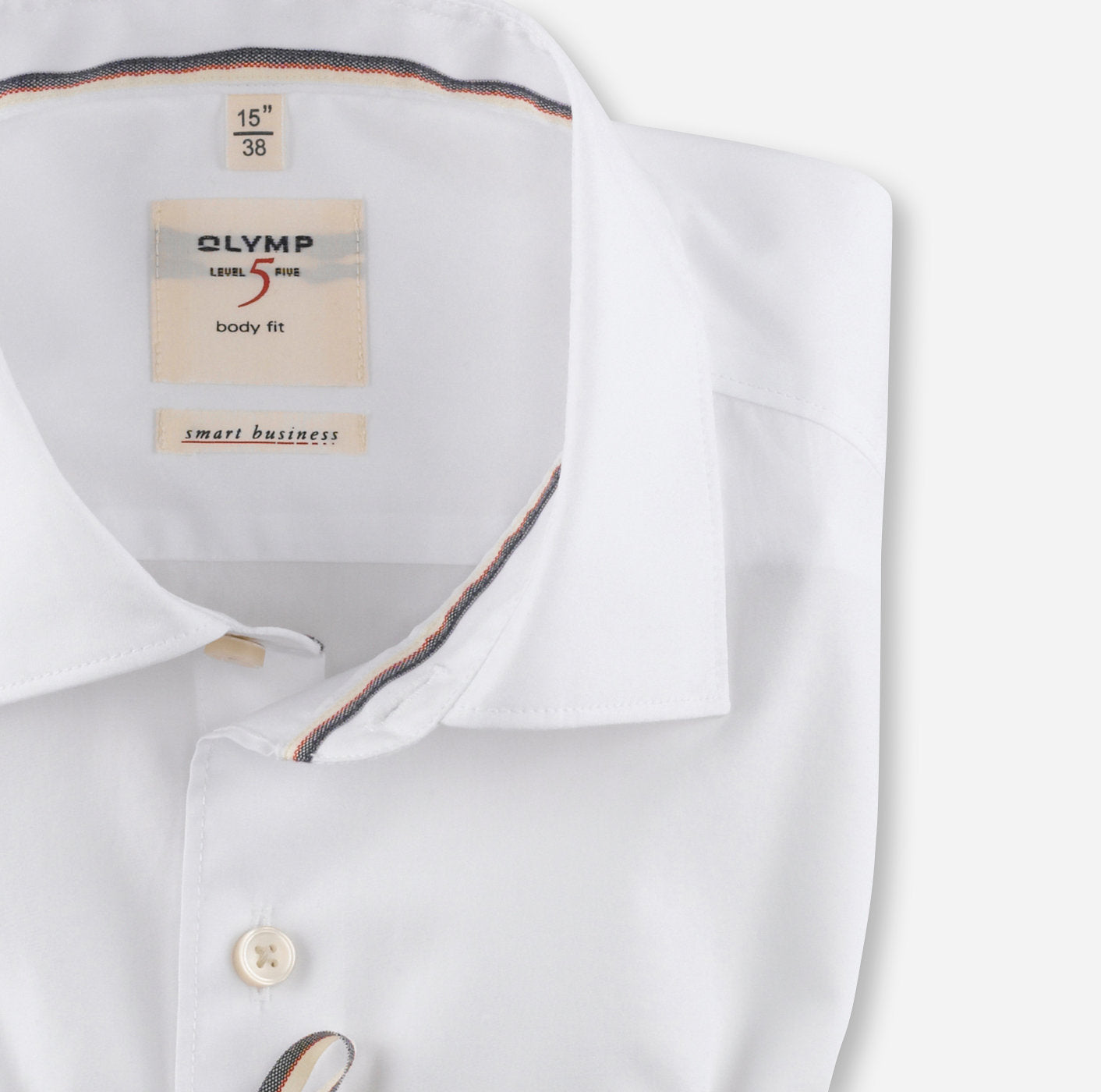 Chemise unie - Blanche - Level Five - Smart Business