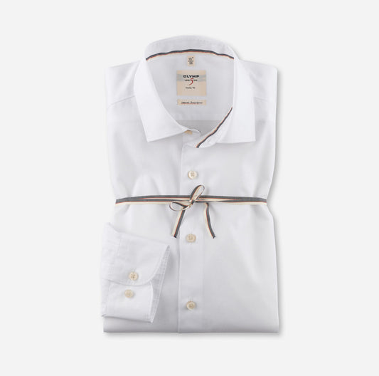 Chemise unie - Blanche - Level Five - Smart Business