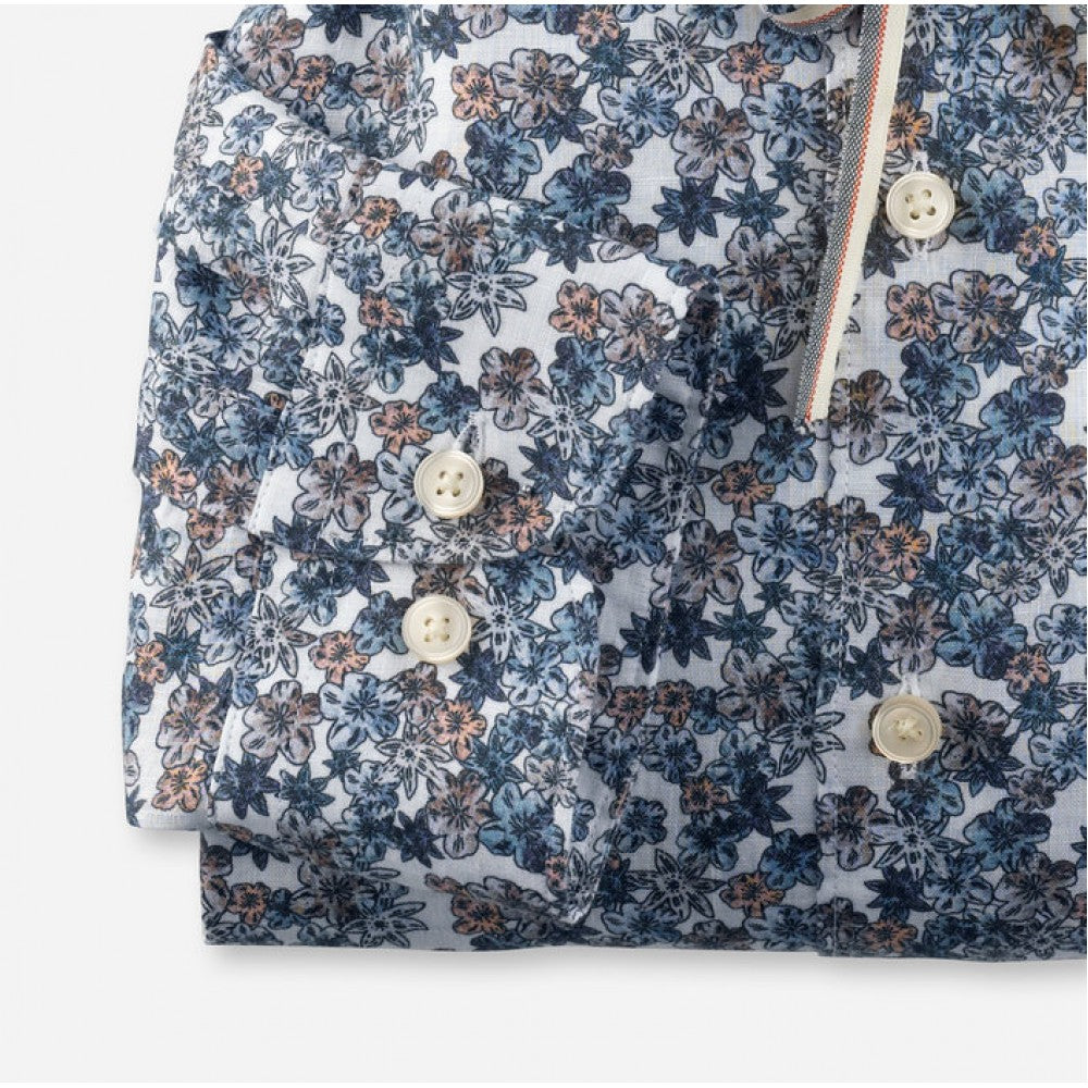 Chemise en lin - Motif floral - Level Five - Smart Business