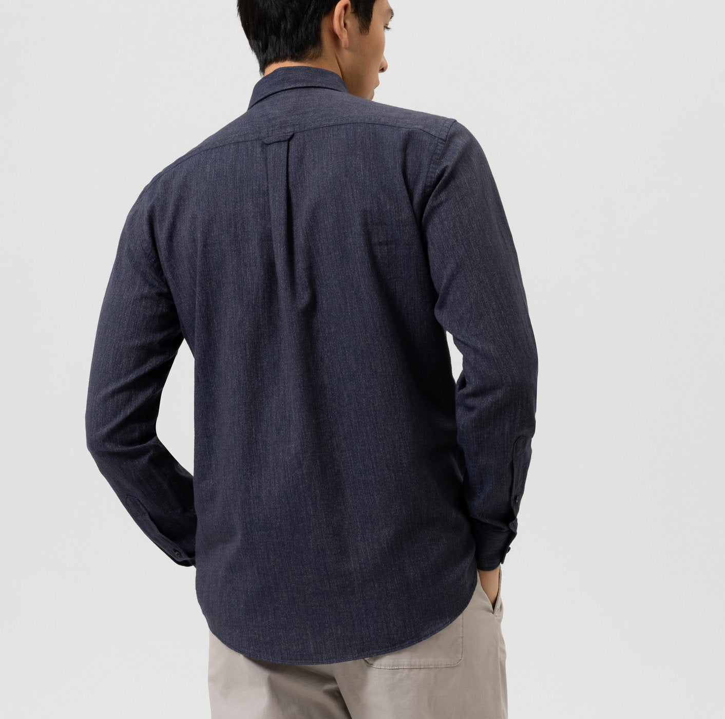 Chemise - Unie - Indigo - Bleu Marine - Modern fit - Casual