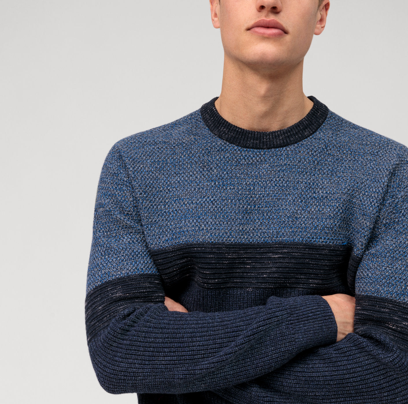 Pullover - Marine - Fully Fashioned - Casual