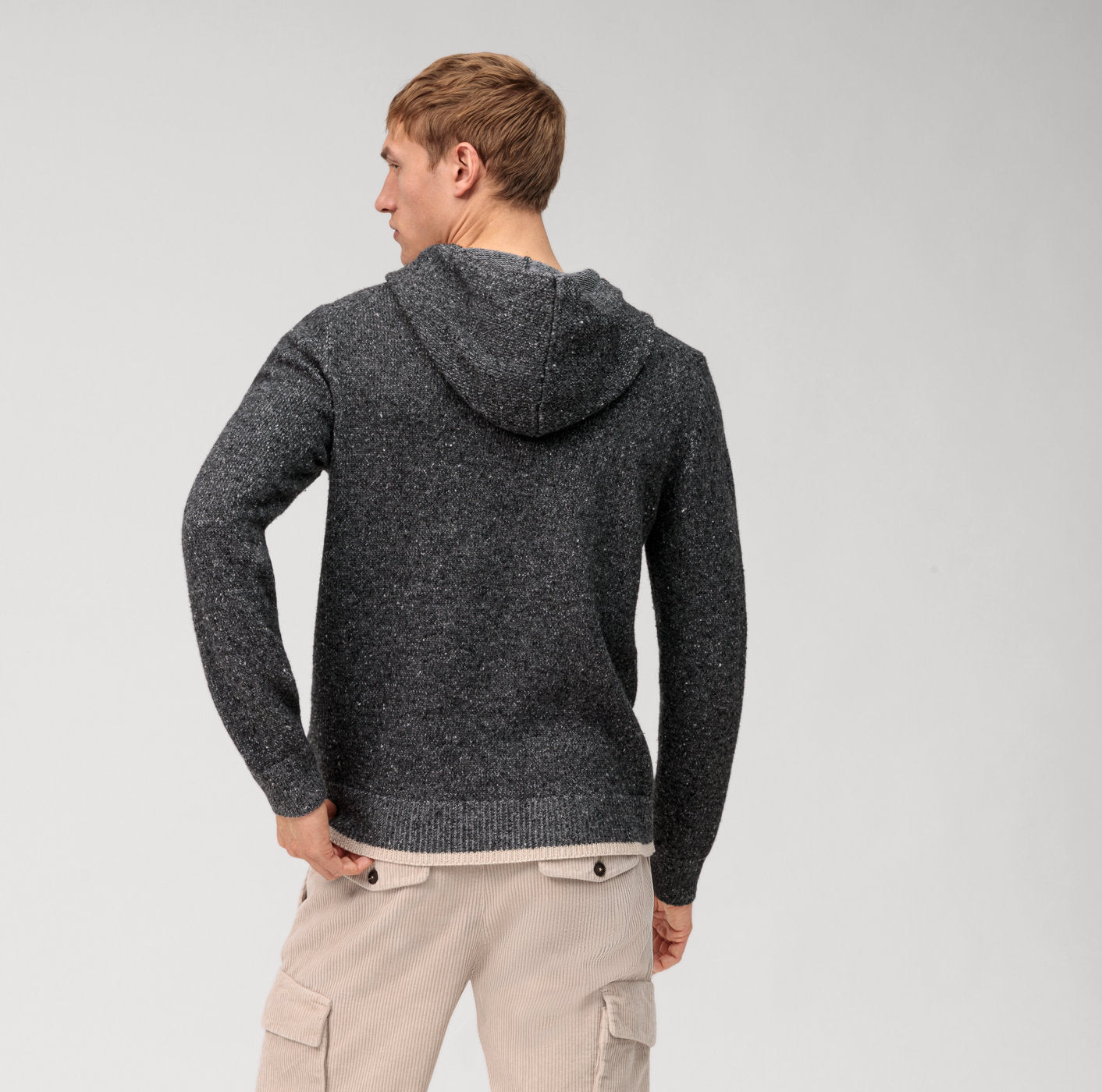 Sweatshirt à capuche - Gris - Fully Fashioned - Casual