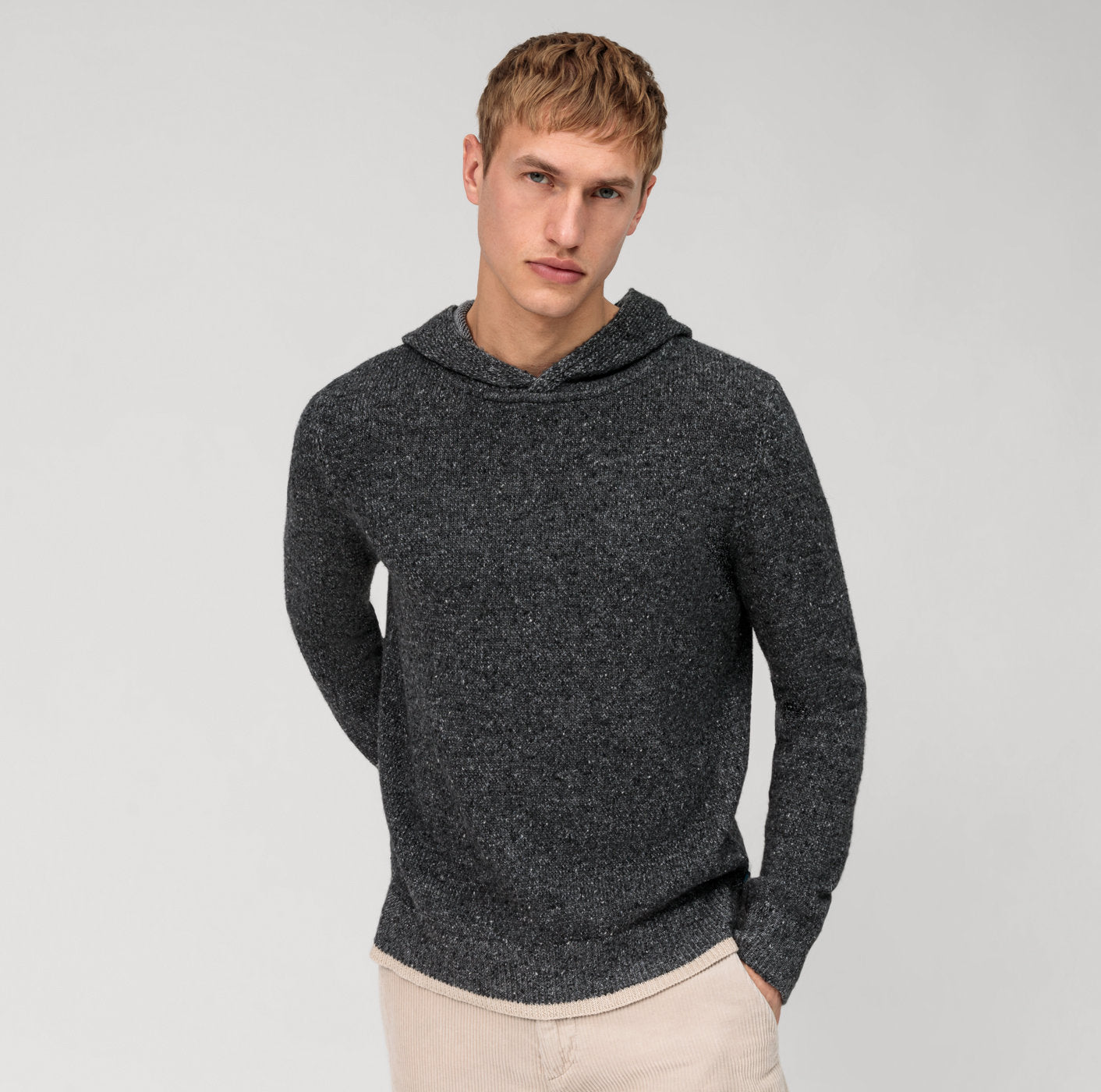 Sweatshirt à capuche - Gris - Fully Fashioned - Casual