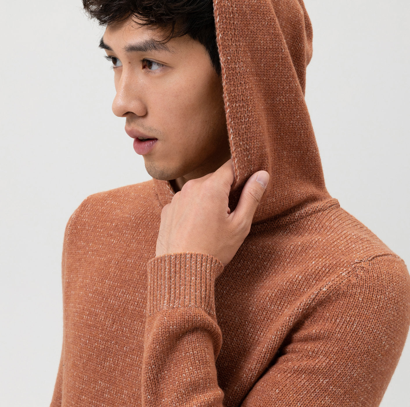 Pull à capuche - Rouille - Modern fit