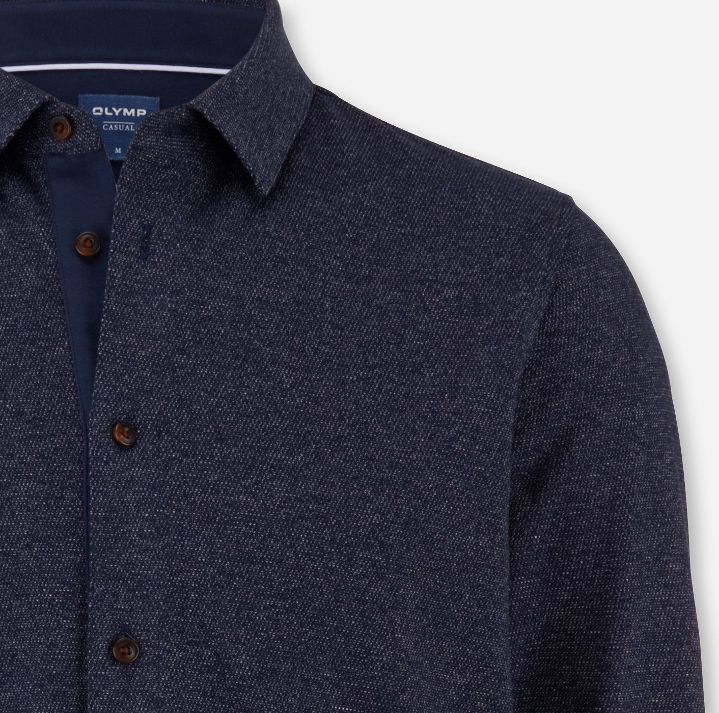 Chemise - Casual - Bleu - Jersey de Coton