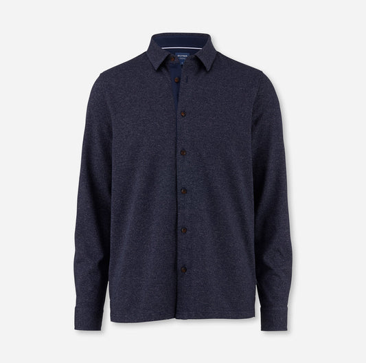 Chemise - Casual - Bleu - Jersey de Coton