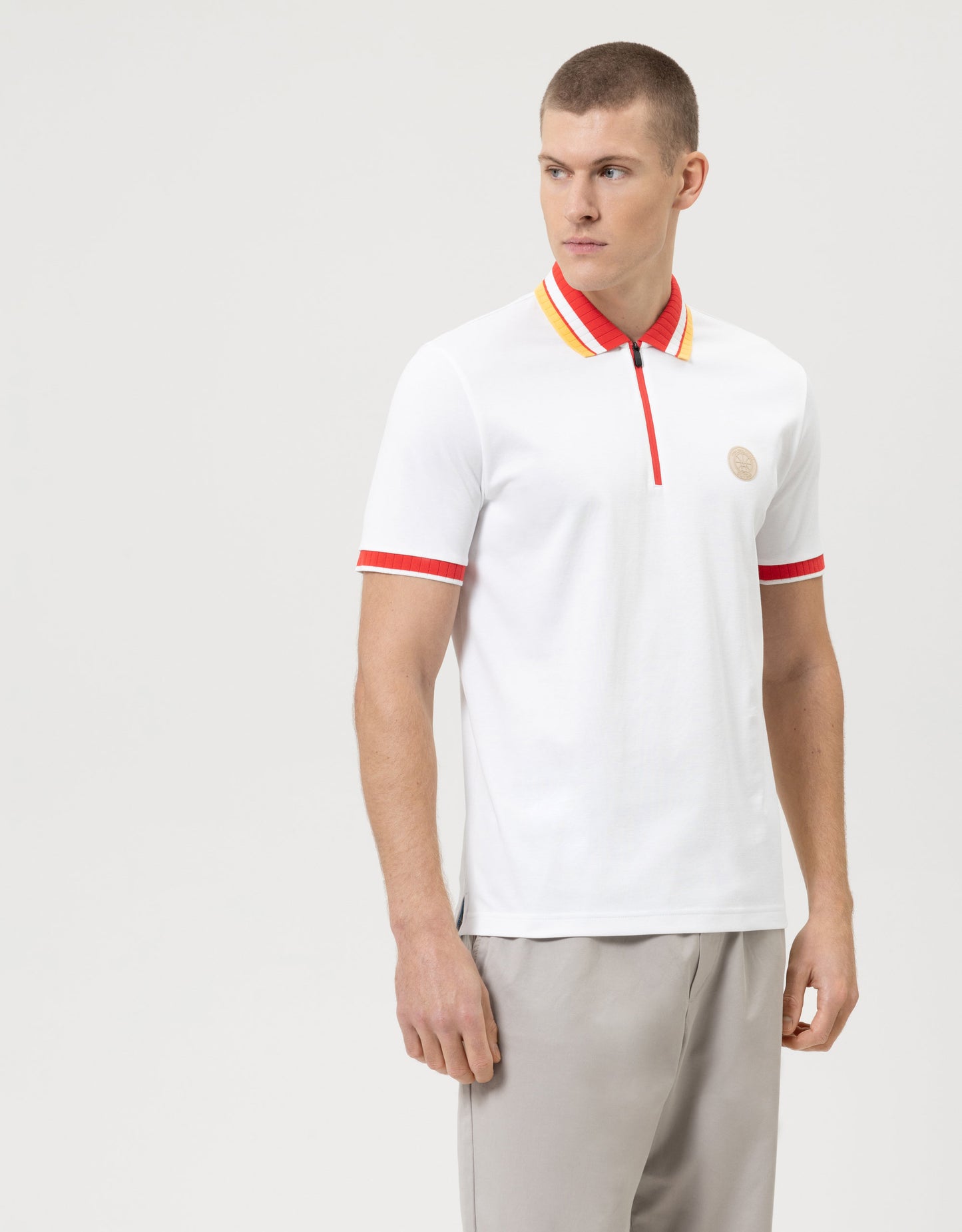 Polo - Zip - Modern fit - Casual
