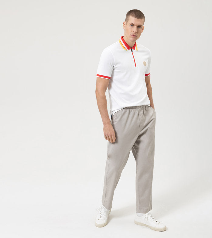 Polo - Zip - Modern fit - Casual