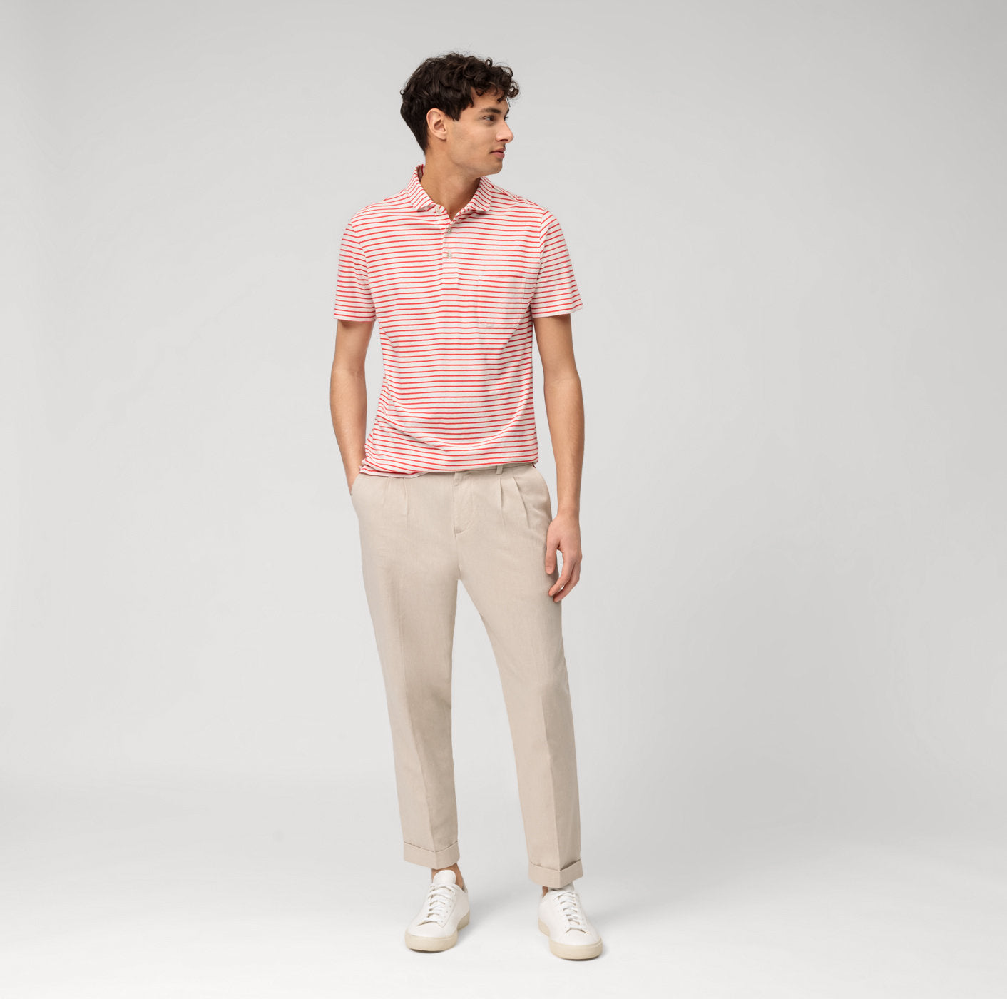 Polo - Lin - Modern fit - Casual