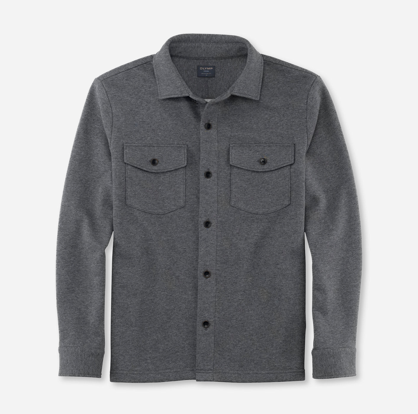 Overshirt - Anthracite - Modern fit - Casual