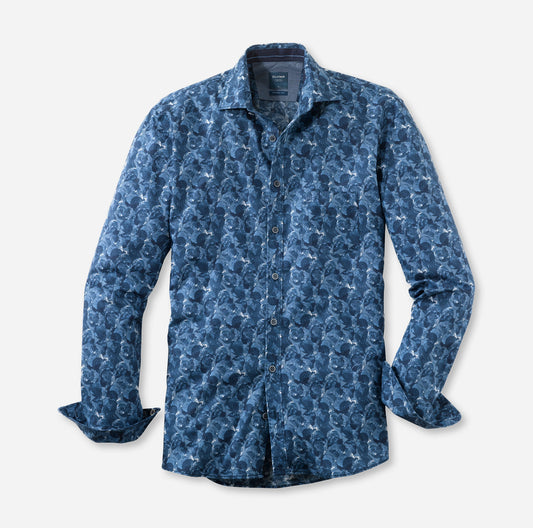 chemise fantaisie bleue 1
