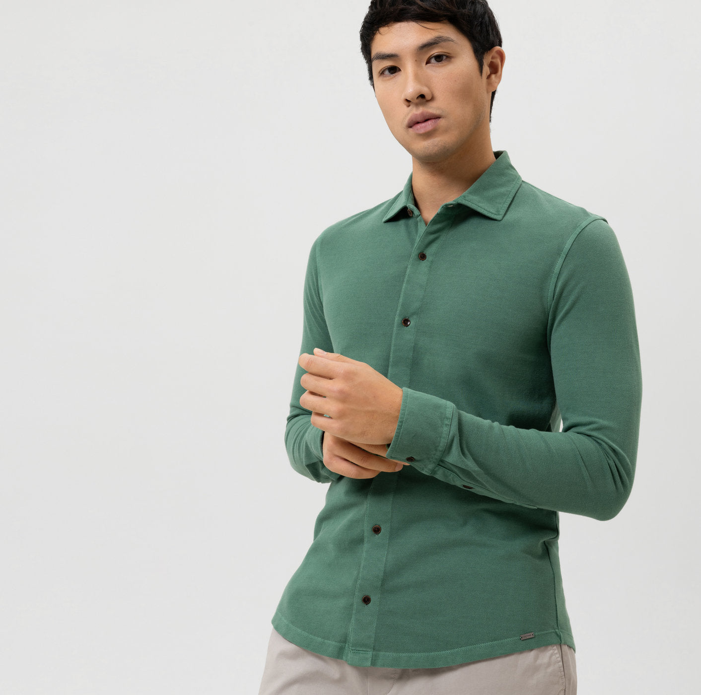 PoloShirt - Vert - Body fit - Casual